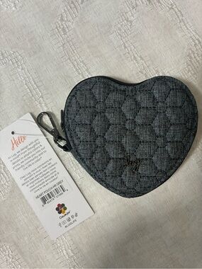 Lug Heart Pouch NWT Heather Grey